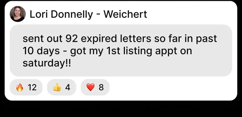 Agent testimonial