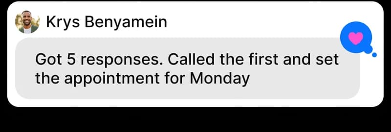 Agent testimonial
