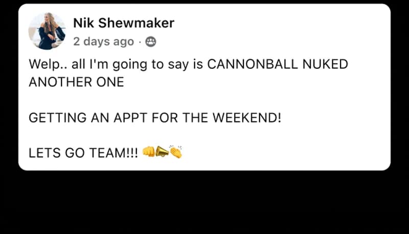 Agent testimonial