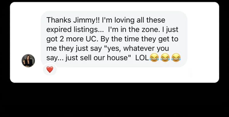 Agent testimonial