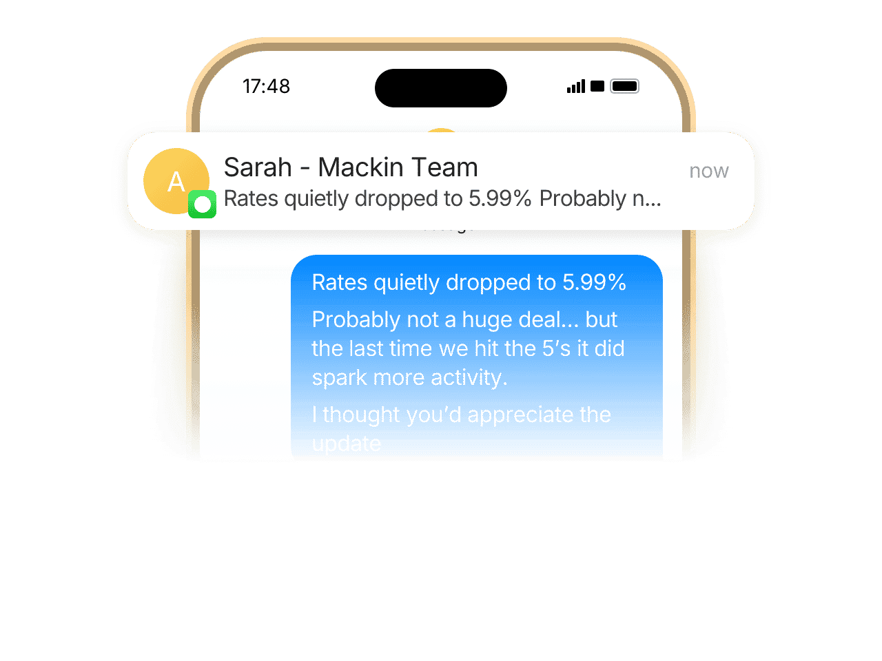 🚨 5.99% Rate Drop Text