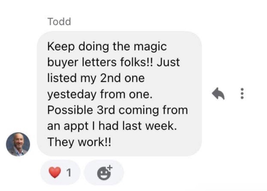Listing Leads member success story