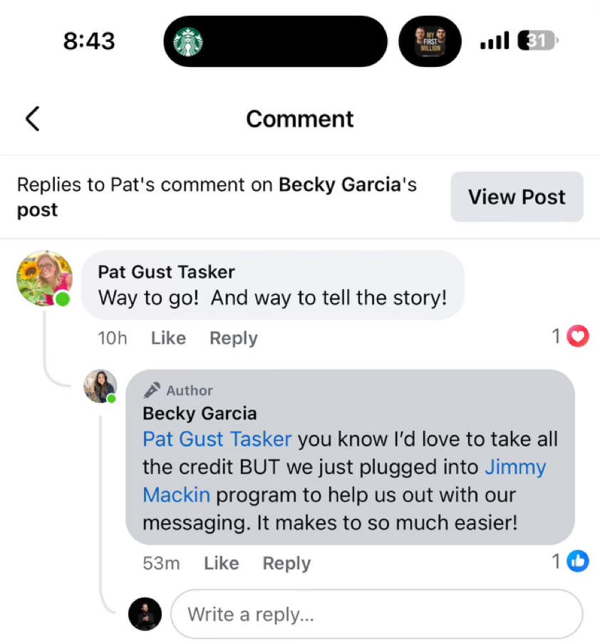 Listing Leads member success story
