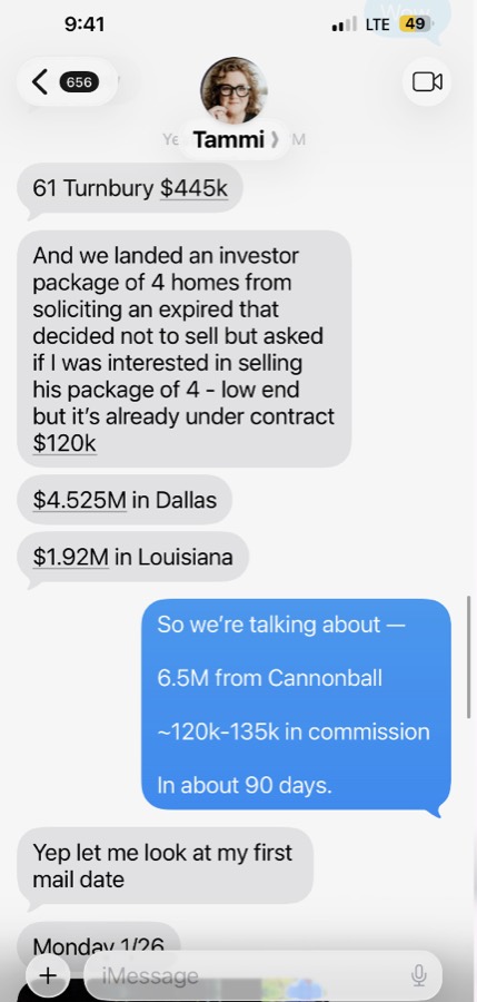 Listing Leads member success story