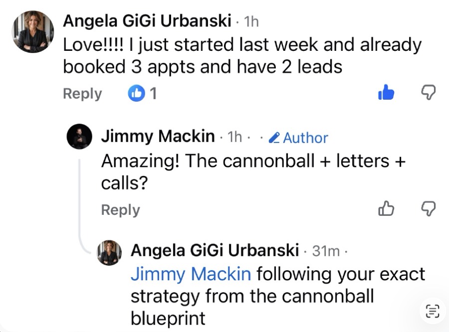 Listing Leads member success story