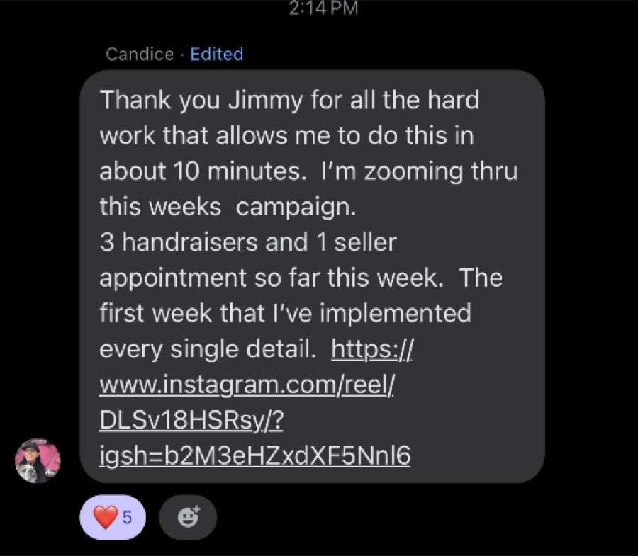 Listing Leads member success story