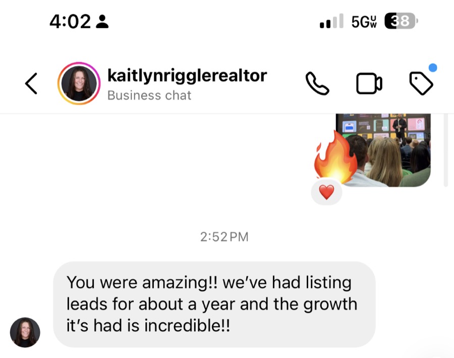 Listing Leads member success story