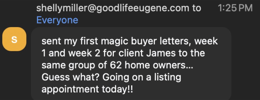 Listing Leads member success story