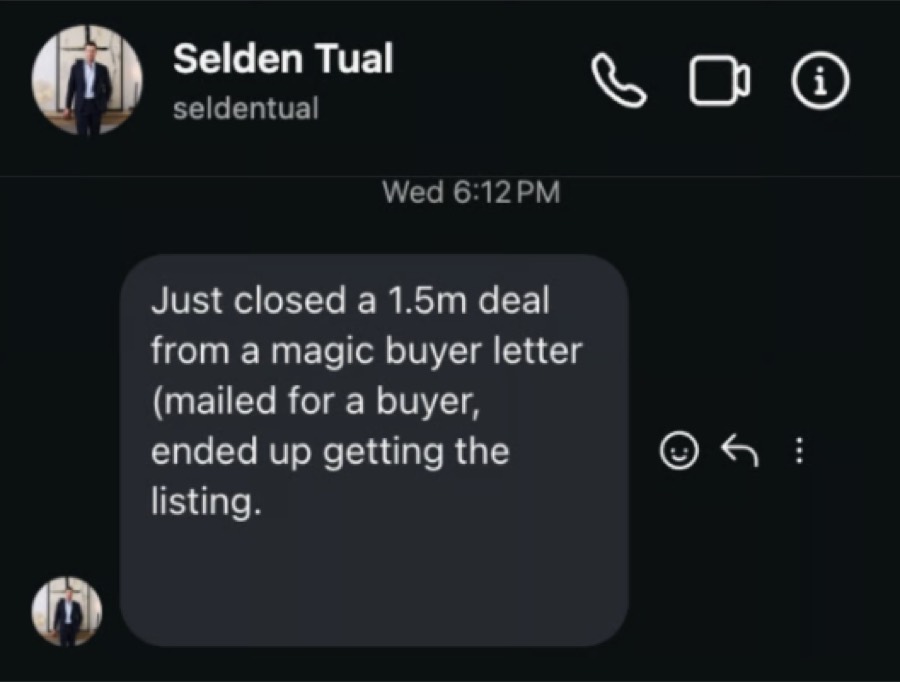 Listing Leads member success story