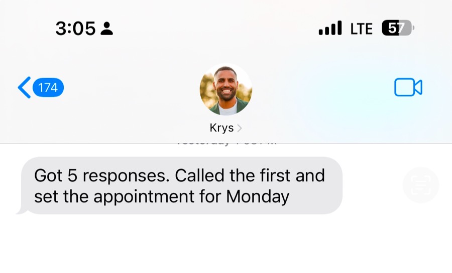 Listing Leads member success story