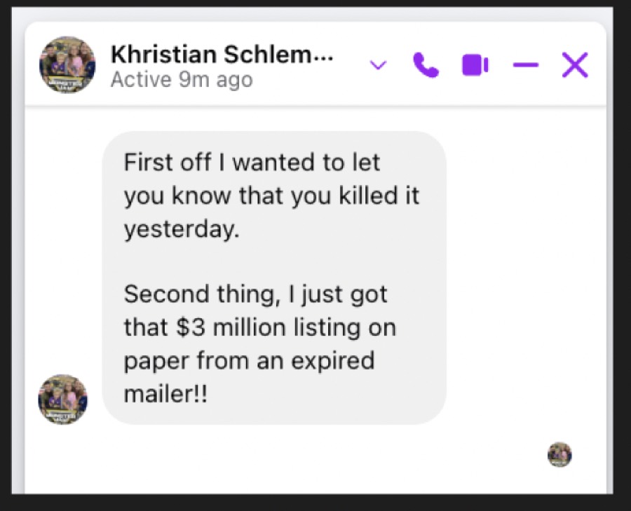 Listing Leads member success story