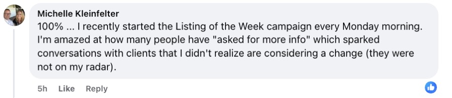 Listing Leads member success story